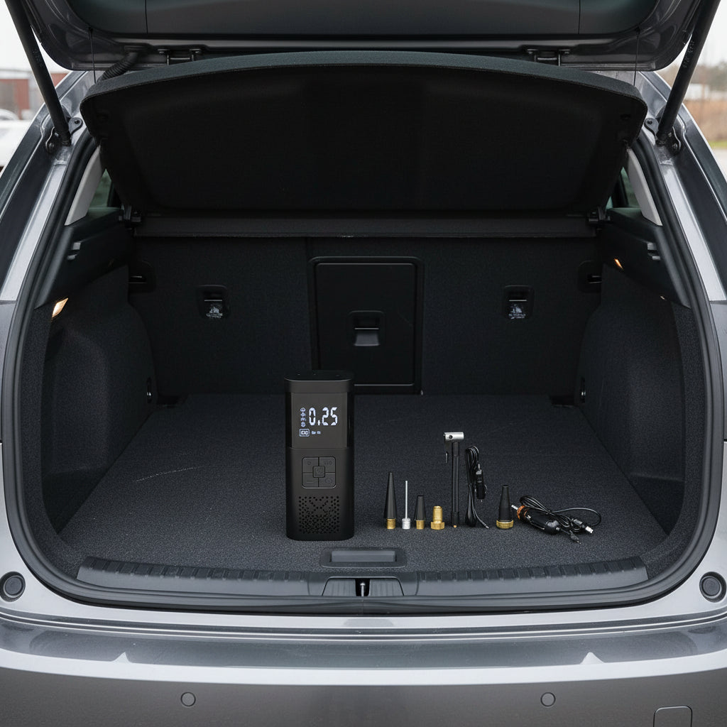 Versatile Auto Tire Inflator & Air Compressor