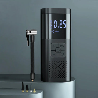 Versatile Auto Tire Inflator & Air Compressor